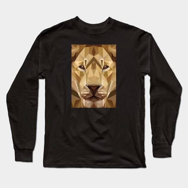 lion Long Sleeve T-Shirt by Amartwork